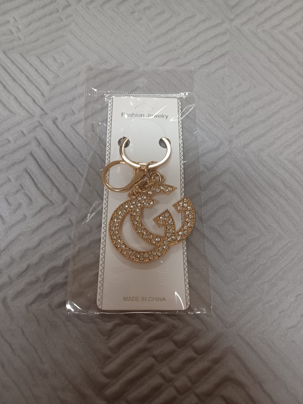 Brand New Gold Crystal Keychain Fashion Jewelry